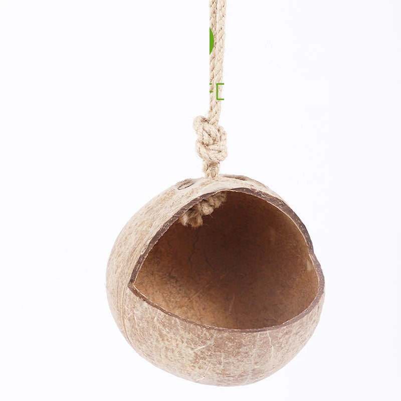 Natural Small Pet Coconut Hideout House