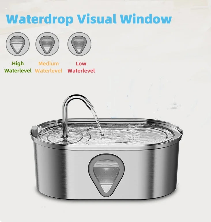 3.5L large capacity pet water dispenser