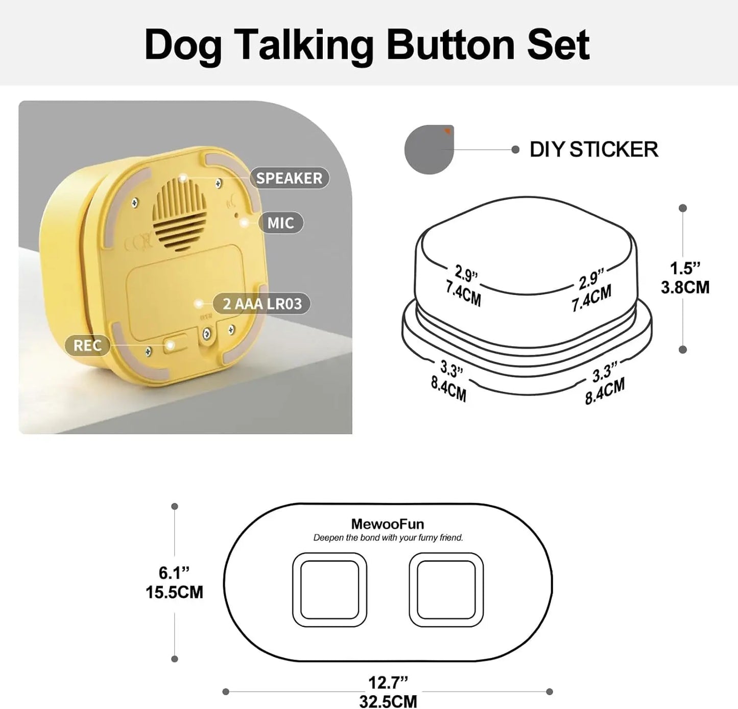 Communication Pet Training Buzzer