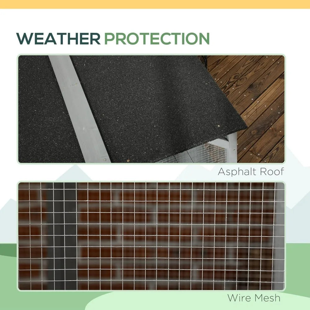 Catio 3-Level Design, Weatherproof Roof, Big Hiding Areas