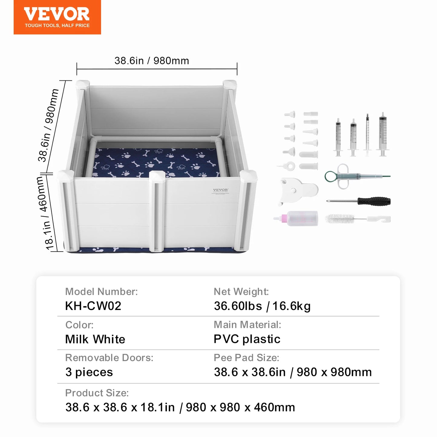 Whelping Box for Dogs and Puppies