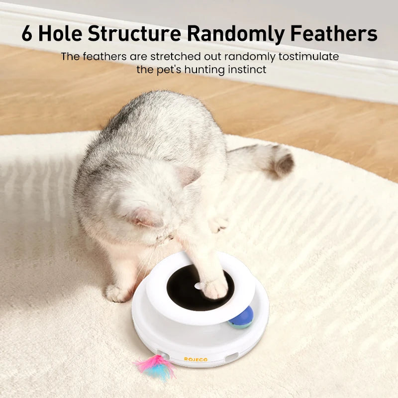 Automatic Feather Fun Ball Toy Set