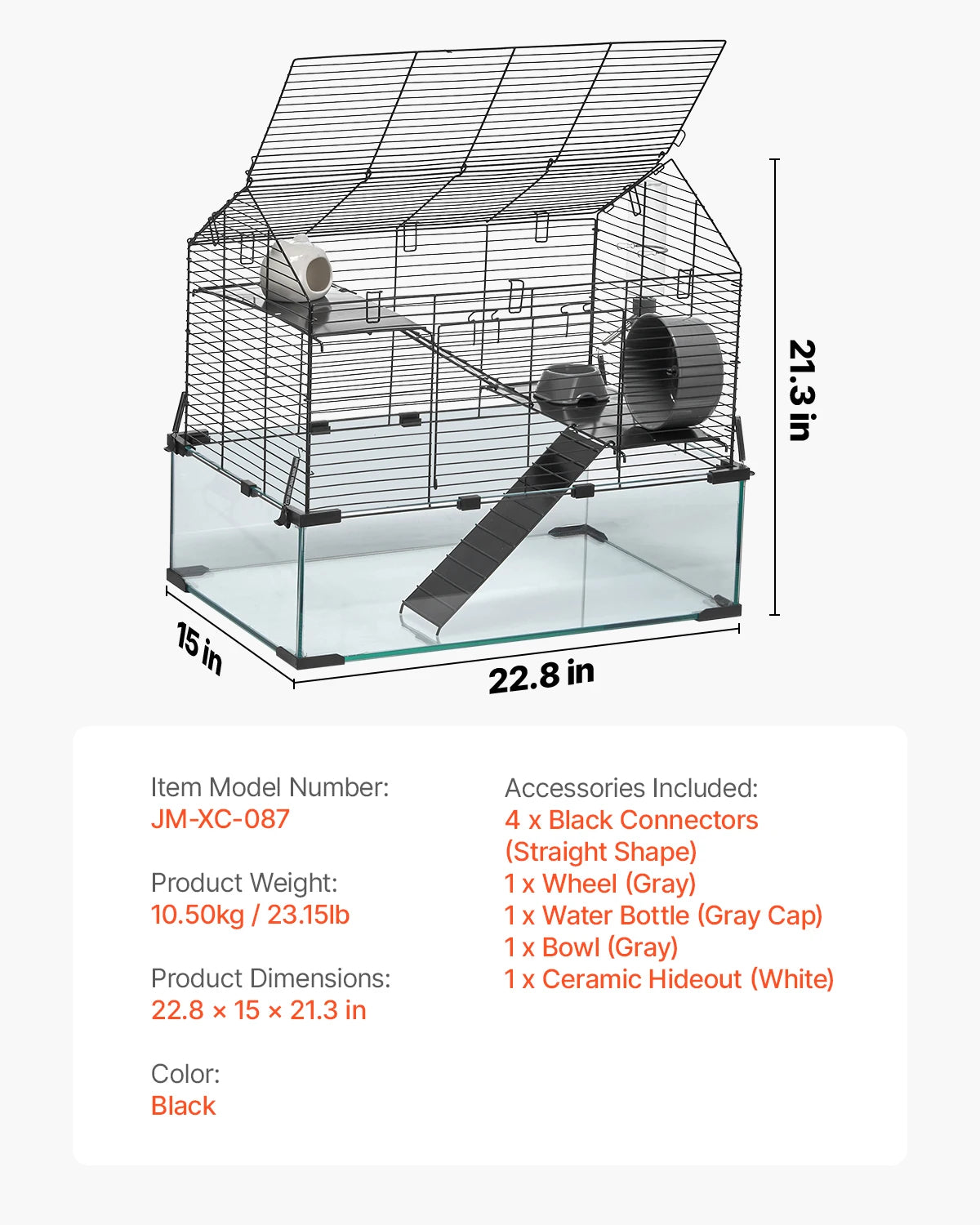 360° Viewing Transparent Portable Habitats
