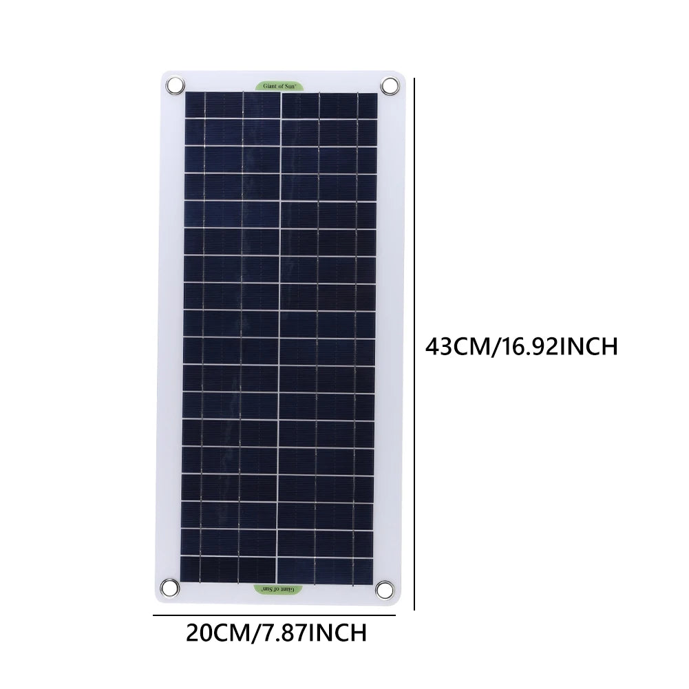 30W 800L/H Solar Panel Power Bank Water Pump Set