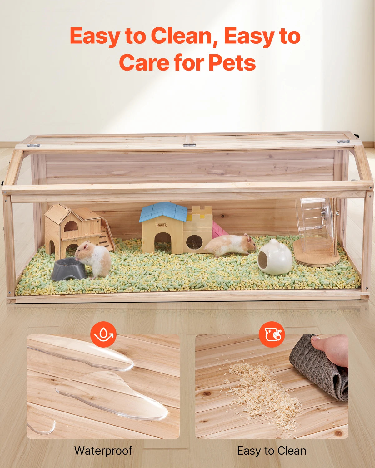 270° Viewing Habitat with Openable Top