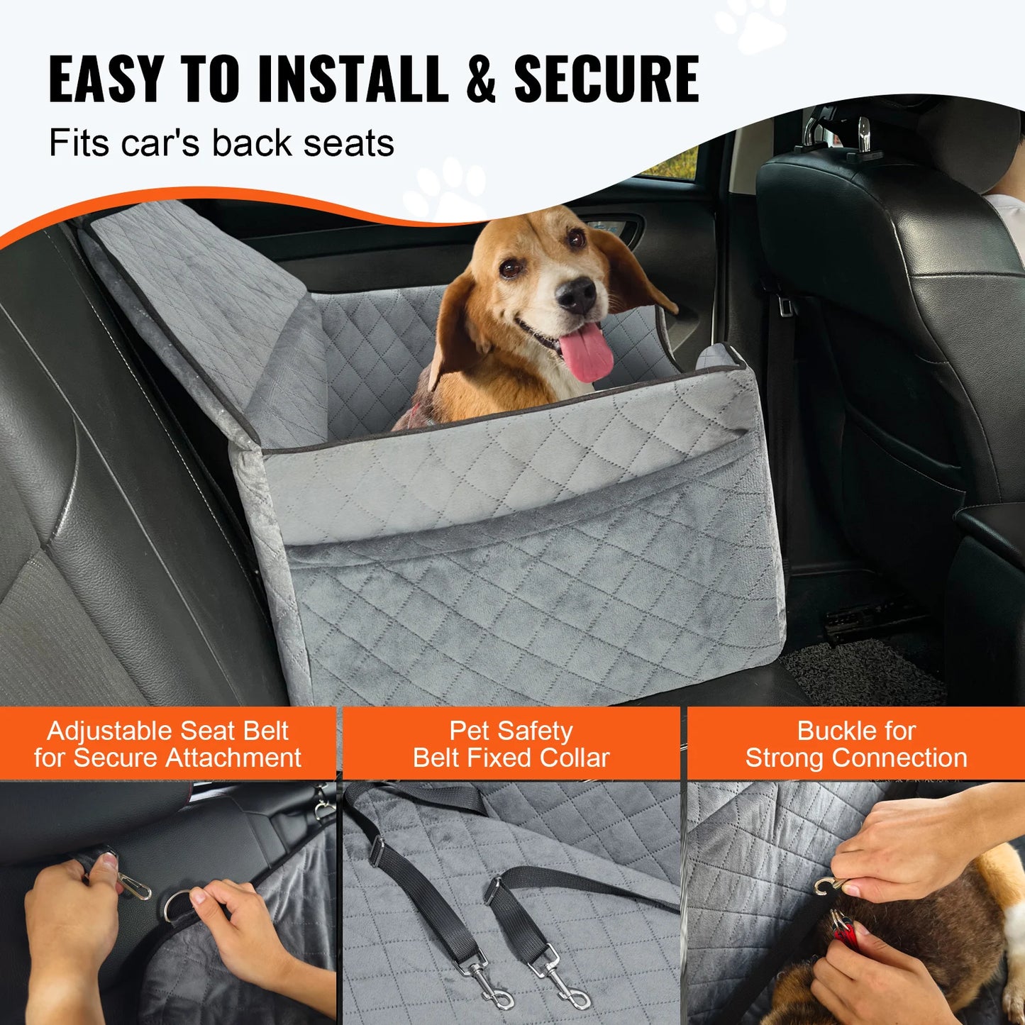 Dog Booster Seat for Car