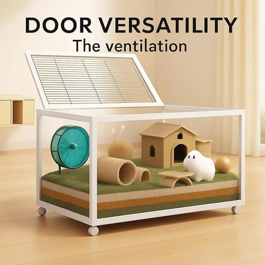 360° Viewing Transparent Hamster Habitats