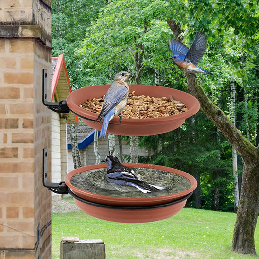 Mounted Bird Tray for Feeder/Bath