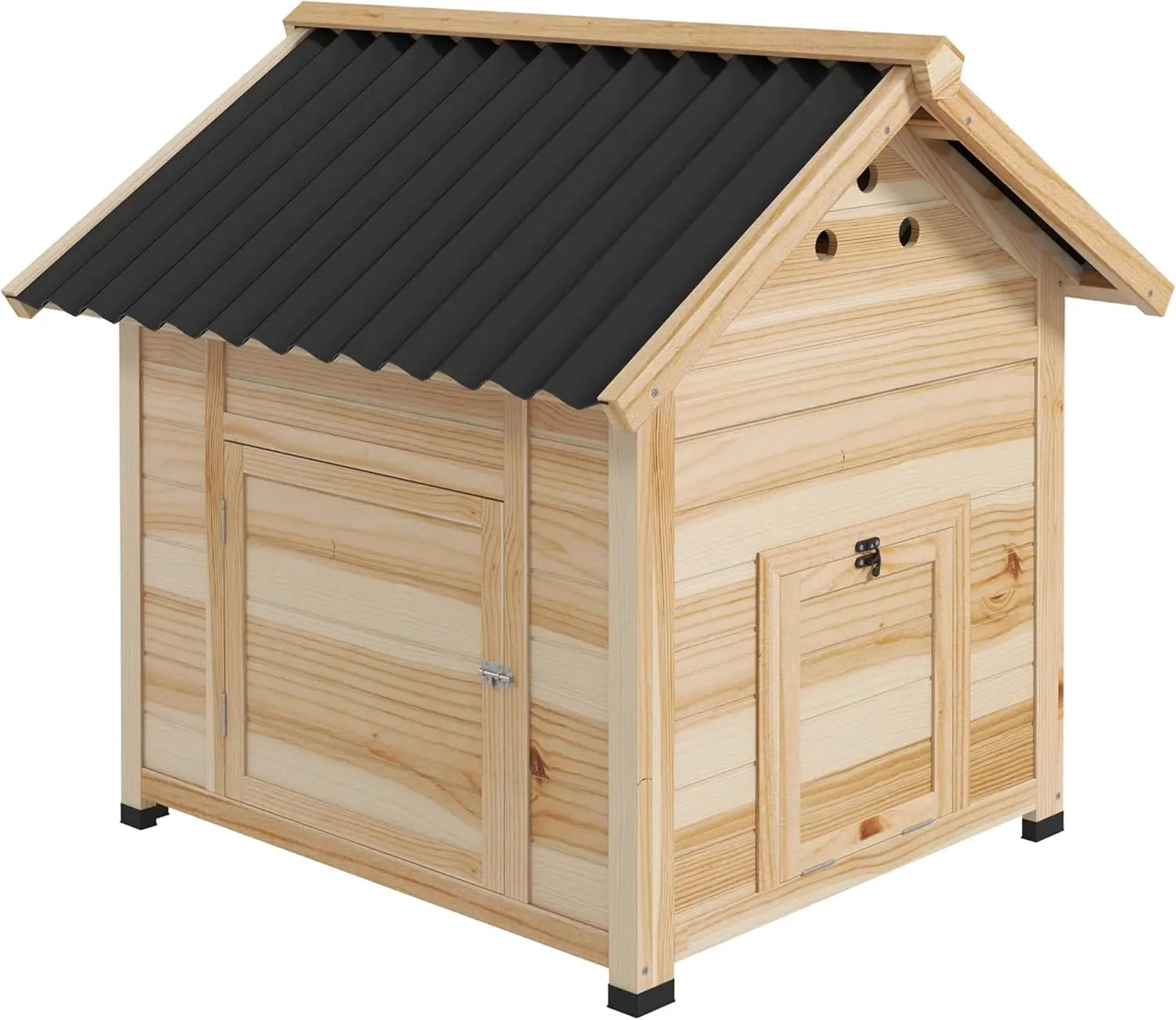 Outdoor Small Animal House with Openable Roof