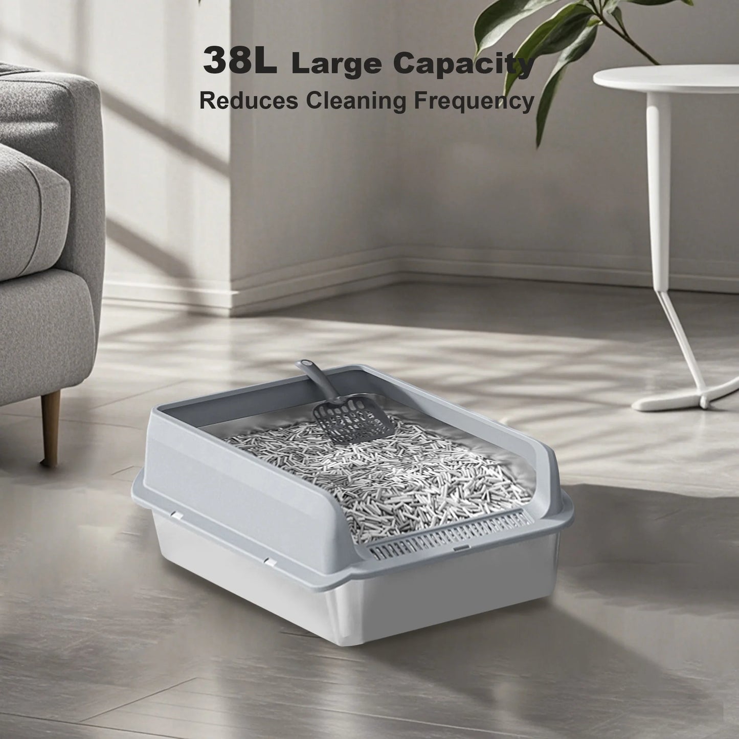 Stainless Steel Cat Litter Box