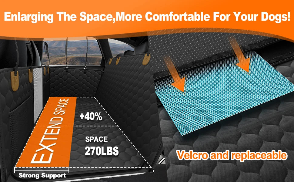 Waterproof Pet Travel Back Seat Protector