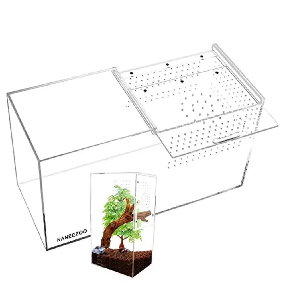 14"x6"x8" Magnetic Sliding Door Box Habitat Heat-resistant