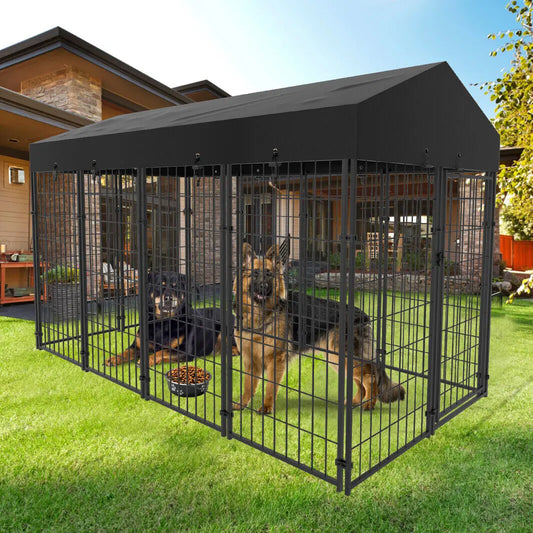 Pet Run Enclosure with Roof