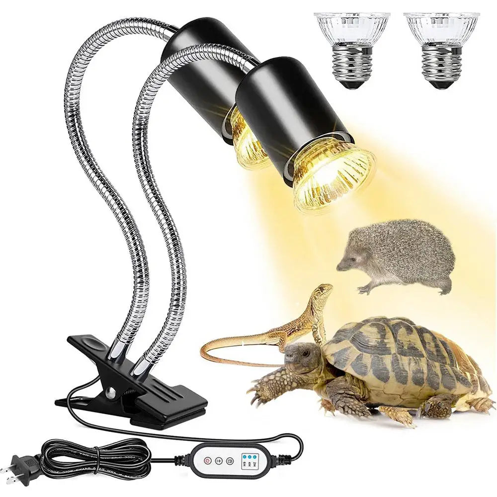 Reptile Heat Bulbs Dimmable Switch 360 Rotatable Clip