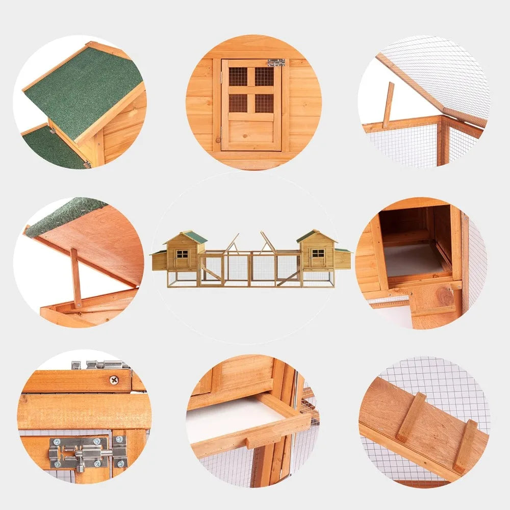 Outdoor Chicken Coop for 4-8 Chickens