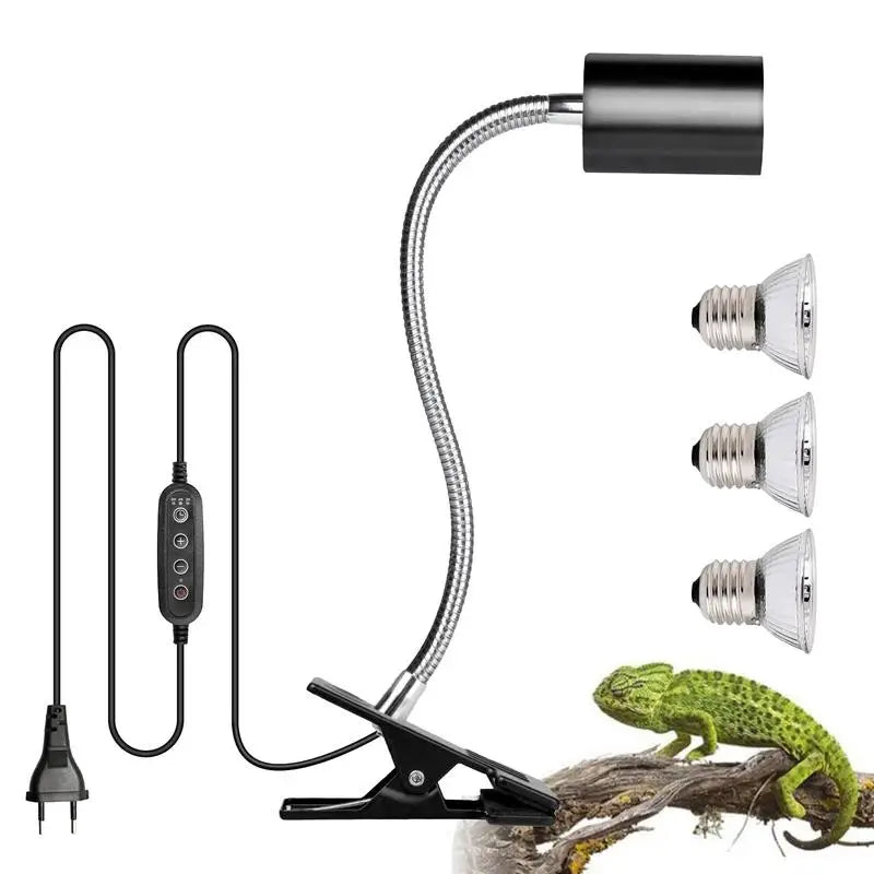 Reptile Heat Bulbs Dimmable Switch 360 Rotatable Clip