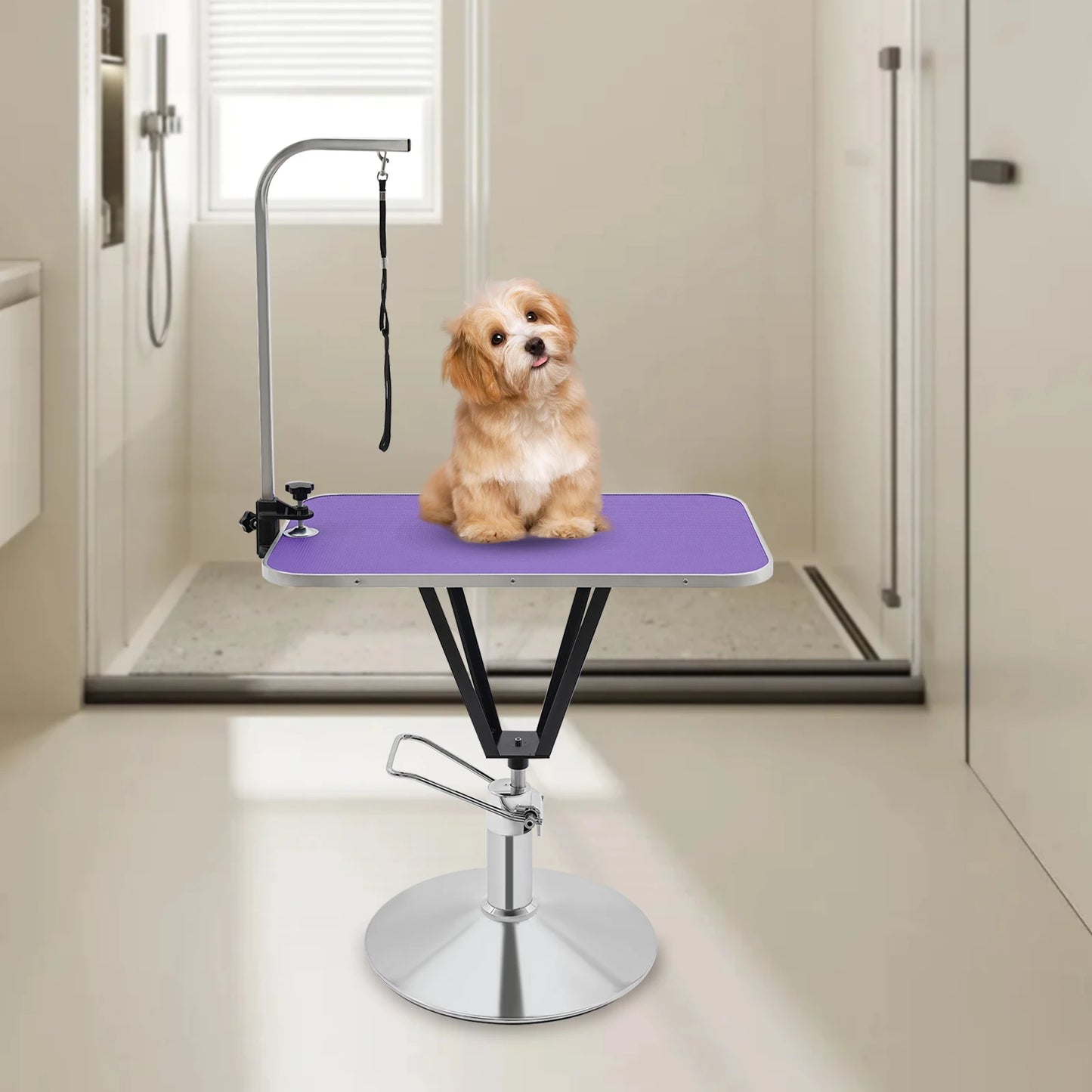Hydraulically Lifting Animal Grooming Table