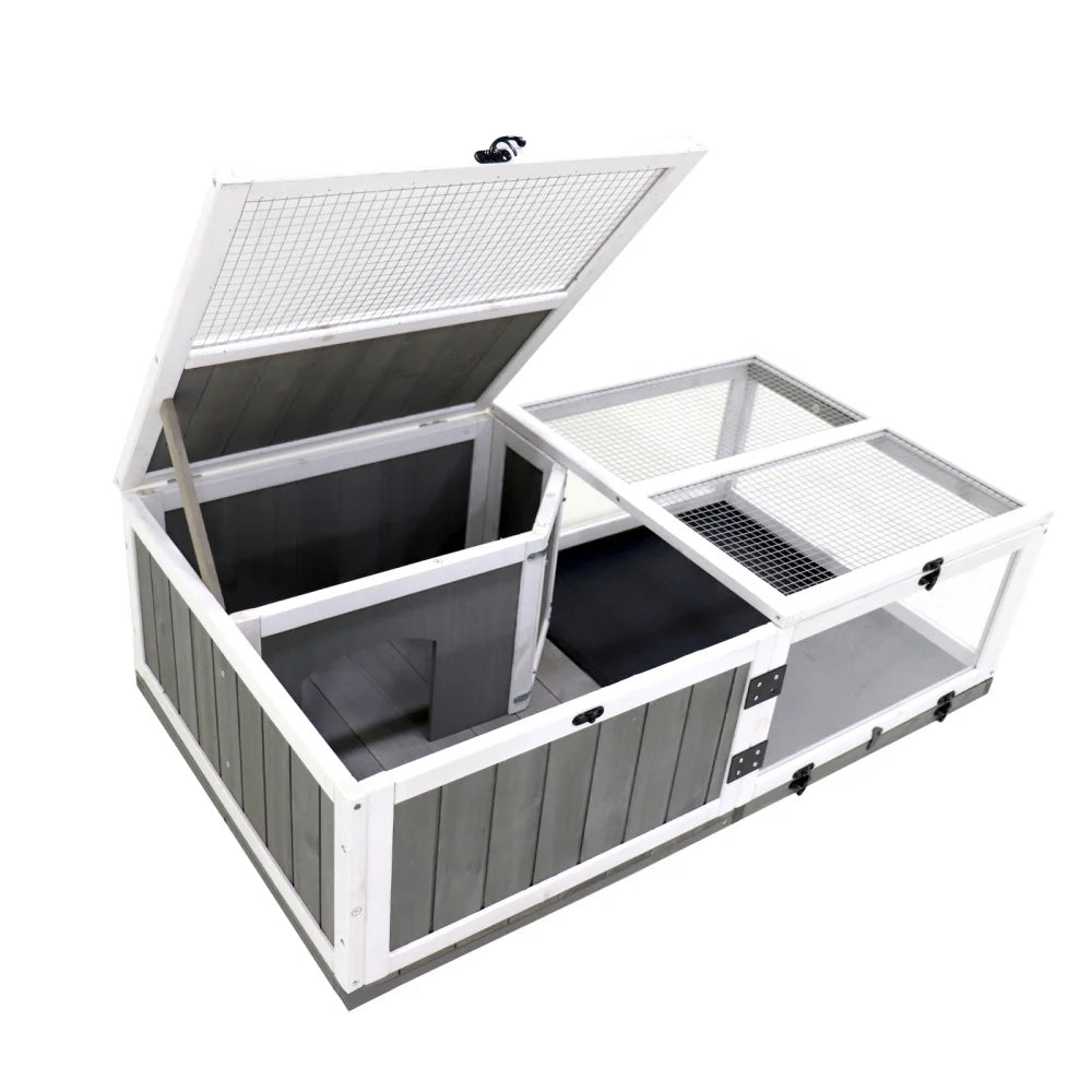 43"Wooden Indoor Small Animal Cage