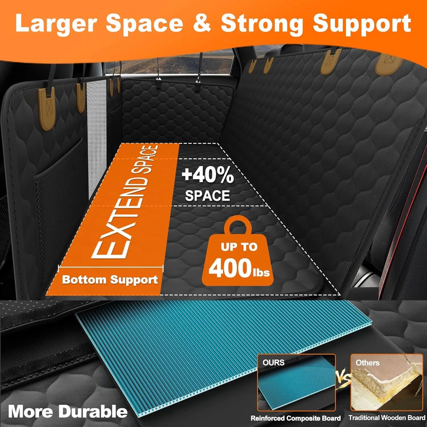 Waterproof Pet Travel Back Seat Protector