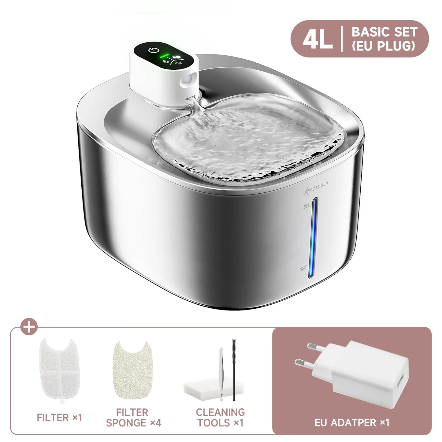 4L Wireless Water Fountain