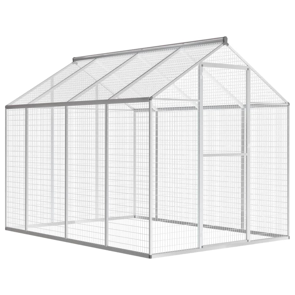 Outdoor aluminum aviary