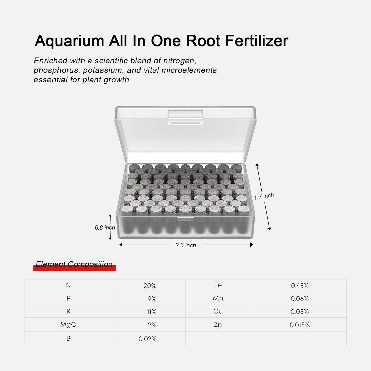 Freshwater Aquarium Plant Fertilizer