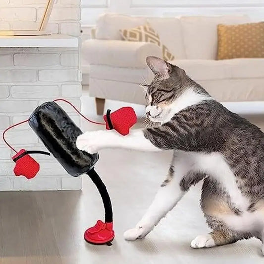 Portable Cat Punching Bag Toy Interactive