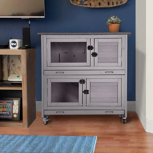 Indoor, Wood Pet Cage