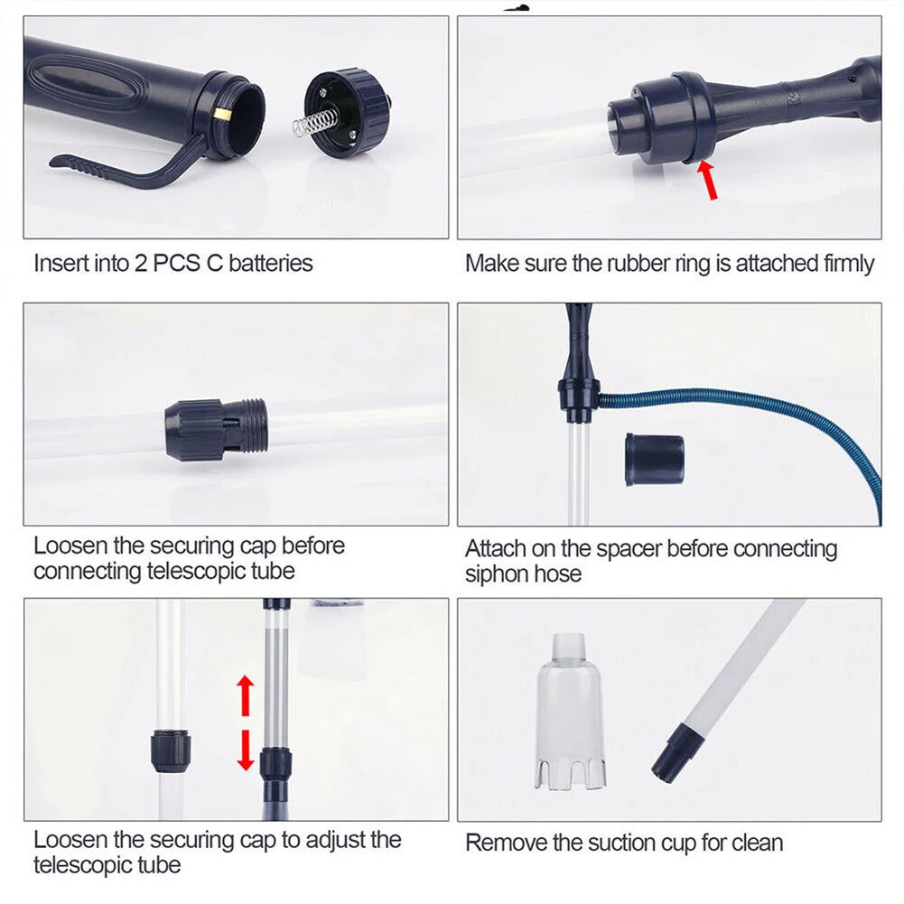 Electric Aquarium Gravel Cleaner
