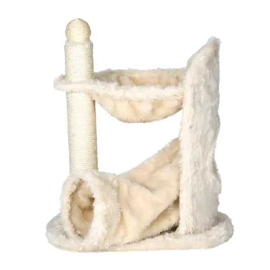 Plush Cat Tree Sisal Scratching Post