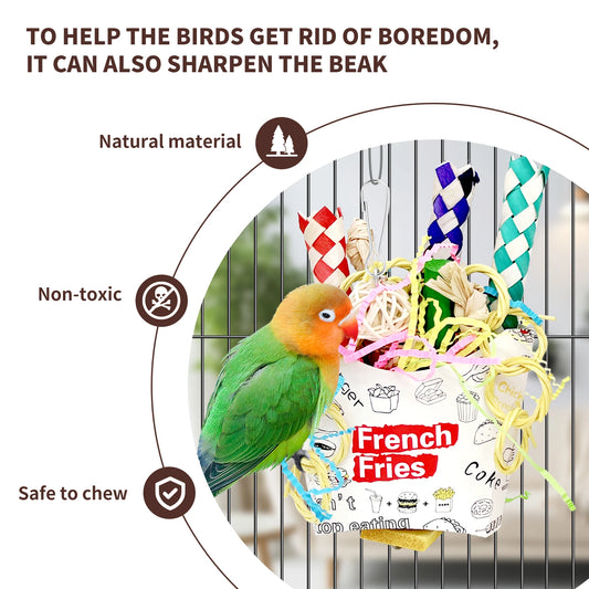 3PCS Bird Shredding Toys