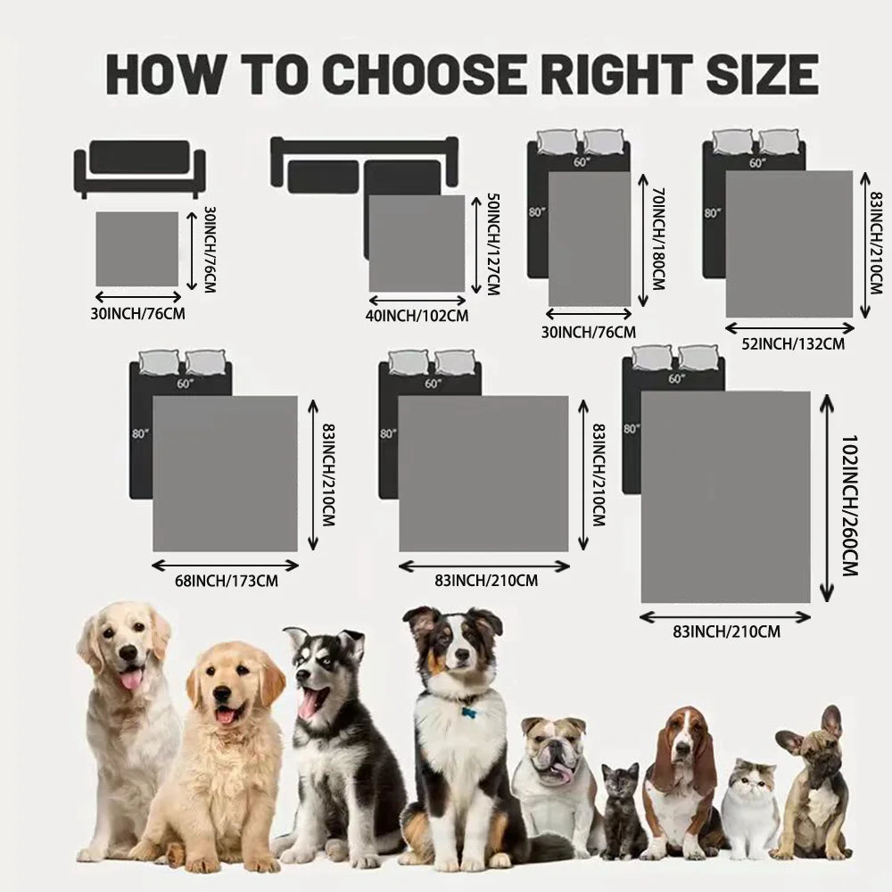 1pc Waterproof Pet Bed Cover